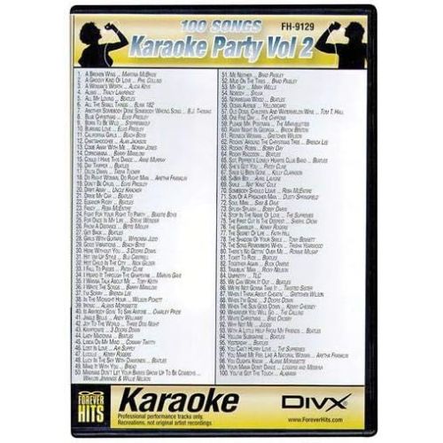  VocoPro KARAOKEPARTYVOL2 100 Songs on One DVD Disc