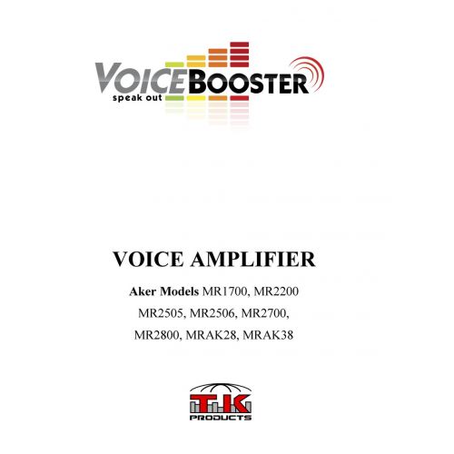  Voice Booster VoiceBooster Voice Amplifier & Mp3 Player 12watts Black MR1700 (Aker) by TK Products,Portable, for Teachers, Coaches, Tour Guides, Presentations, Costumes, Etc.