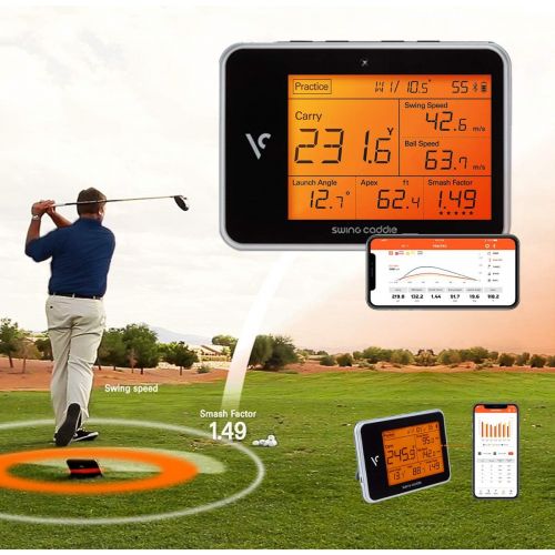  Voice Caddie Swing Caddie SC300 Portable Golf Launch Monitor