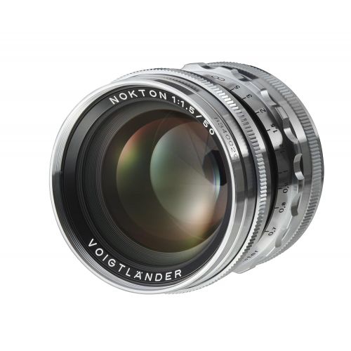  Voigtlander Nokton 50mm f1.5 Aspherical Standard Manual Focus Lens - Silver