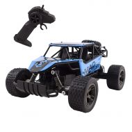 Vokodo RC Truck 2.4 GHz Mad Turbo King Cheetah Diecast Body Remote Control Buggy Car 1:18 Scale RTR With Working Off-Road Suspension High Speed Radio Control Hobby Truggy Rechargeable Bat