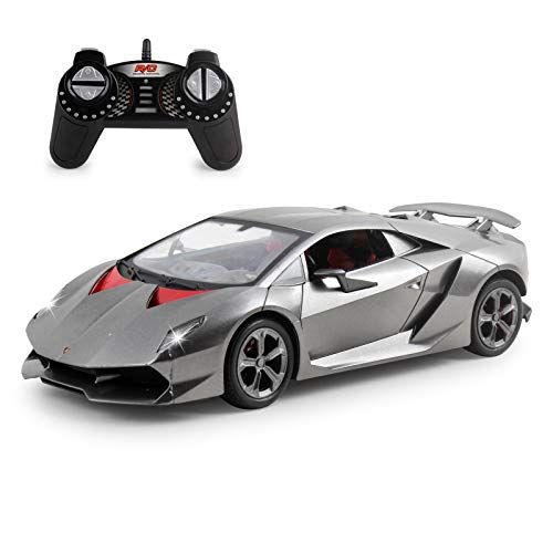  Vokodo RC Super Car 1:18 Scale Remote Control Full Function Easy to Operate Kids Toy Exotic Sports Model with Working LED Headlights Luxury Race Vehicle for Children Boys and Girls