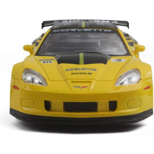  Vokodo RC Super Car 1:18 Scale Remote Control Full Function with Working LED Headlights Easy to Operate Kids Toy Race Vehicle Perfect Exotic Sports Model Great Gift for Children Bo