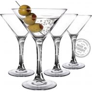 [아마존베스트]Volarium Martini Glasses Set of 6, Classics 6 Piece Martini Set, Perfect Cocktail Glasses, 6 Ounce Capacity