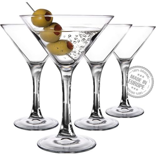  [아마존베스트]Volarium Martini Glasses Set of 6, Classics 6 Piece Martini Set, Perfect Cocktail Glasses, 6 Ounce Capacity