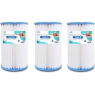 Type B Replacement Filter Cartridge for Intex Pools Easy Set, Compatible with Krystal Clear C2500 GPH Pumps, 29005E Filters Pack of 3