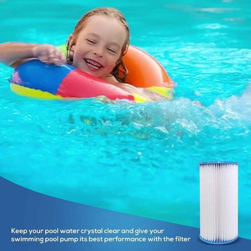  Volca Spares Type A or C Replacement Filter Cartridge Compatible with INTEX Pools, 4 Pack 29000e/59900e