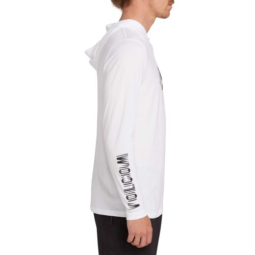  Volcom Mens Sounder Hooded Long Sleeve Rashguard