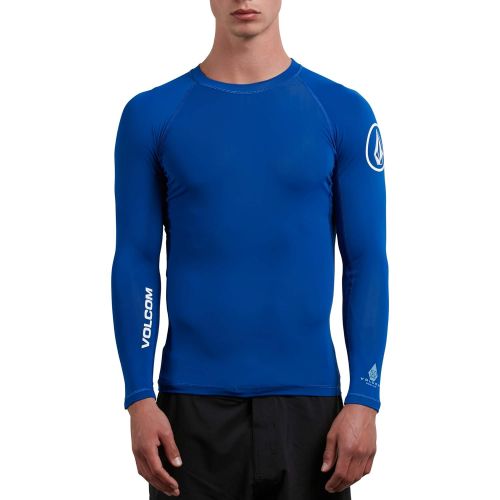  Volcom Mens Lido Solid Long Sleeve Rashguard