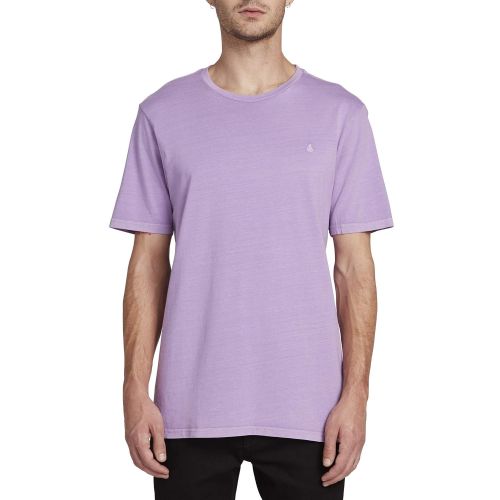  Volcom Mens Solid Stone Embroidered Short Sleeve Tee