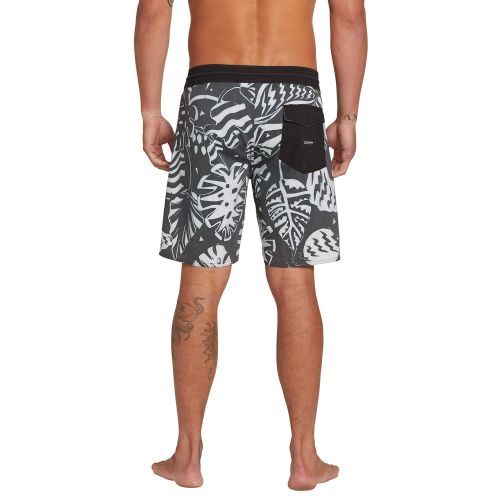  Volcom Mens Scrap Stoney Leaf Print 19 Stretchy Boardshort