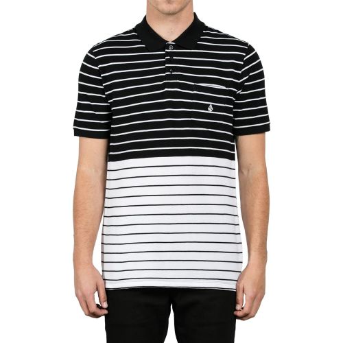  Volcom Mens Wowzer Stripe Polo