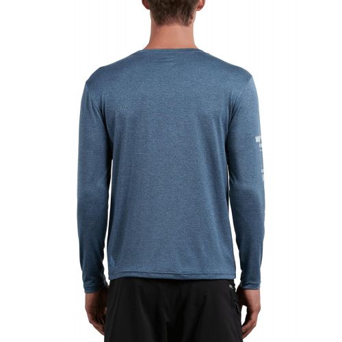  Volcom Mens Lido Pixel Heather Long Sleeve Rashguard