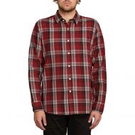 Volcom Mens Cranmore Long Sleeve Plaid Flannel Shirt