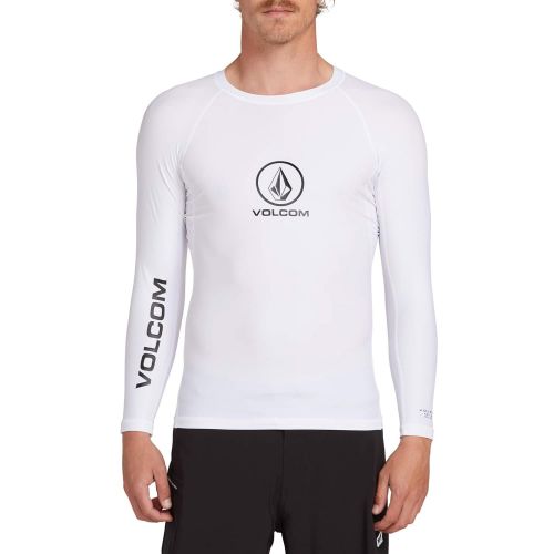  Volcom Mens Lido Solid Long Sleeve Rashguard