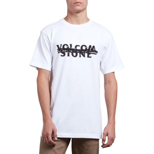  Volcom Mens Cross Out Modern Fit Short Sleeve Tee