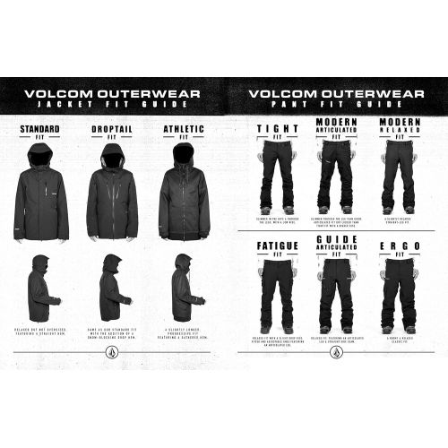  Volcom Mens Fifty Insulated 2 Layer Snow Jacket