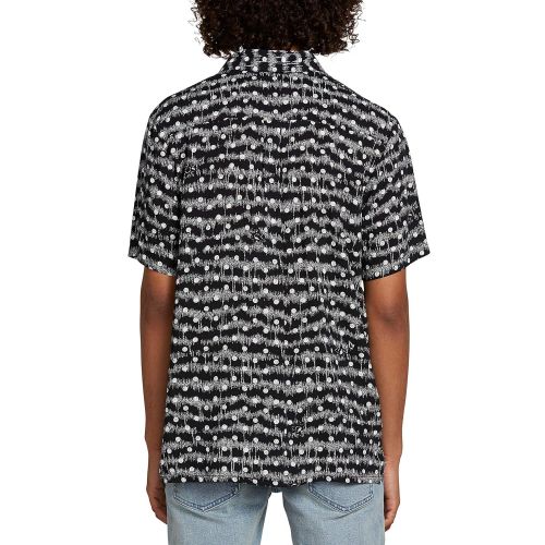  Volcom Mens Mag Sketch Button Up Short Sleeve Shirt