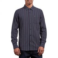 Volcom Mens Toner Modern Striped Long Sleeve Shirt