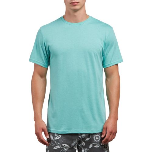  Volcom Mens Solid Modern Fit Short Sleeve Shirt