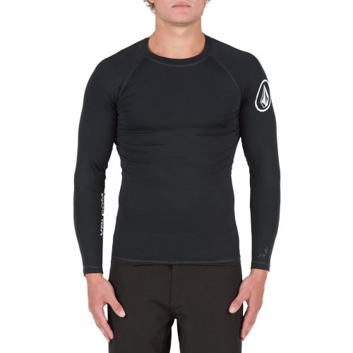  Volcom Mens Lido Solid Long Sleeve Rashguard