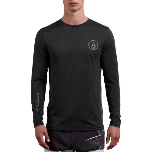  Volcom Mens Lido Heather Long Sleeve Rashguard