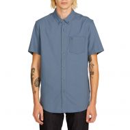 Volcom Mens Everett Oxford Modern Fit Short Sleeve Shirt