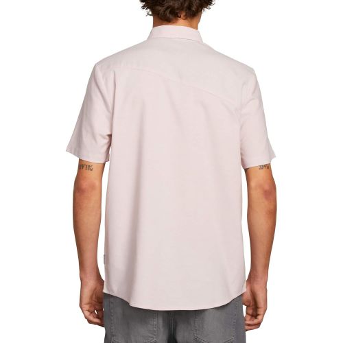  Volcom Mens Everett Oxford Modern Fit Woven Short Sleeve Shirt