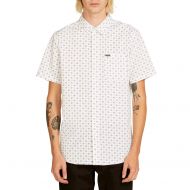 Volcom Mens Salt Dot Short Sleeve Button Up Shirt