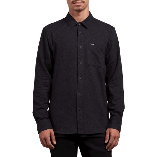  Volcom Mens Caden Solid Long Sleeve Shirt