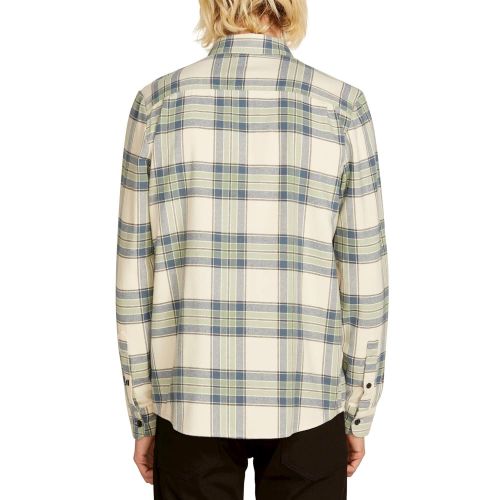  Volcom Mens Caden Flannel Plaid Long Sleeve Shirt