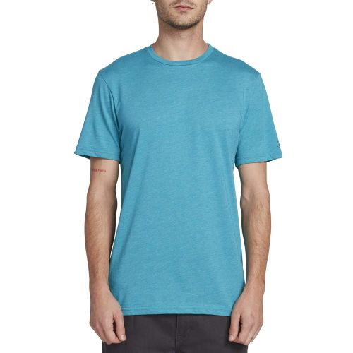  Volcom Mens Solid Modern Fit Short Sleeve Shirt