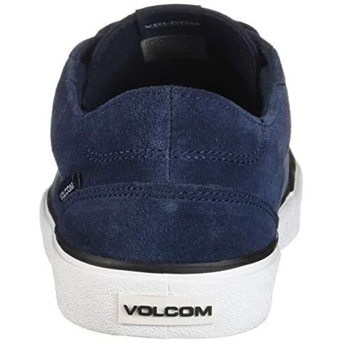  Volcom Mens Leeds Suede Vulcanized Skate Shoe