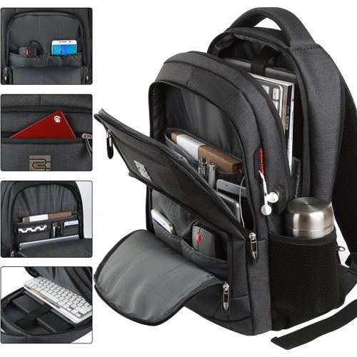  [아마존 핫딜] [아마존핫딜]Volher Laptop Backpack,Business Travel Anti Theft Slim Durable Laptops Backpack with USB Charging Port,Water Resistant College School Computer Bag for Women & Men Fits 15.6 Inch Laptop an