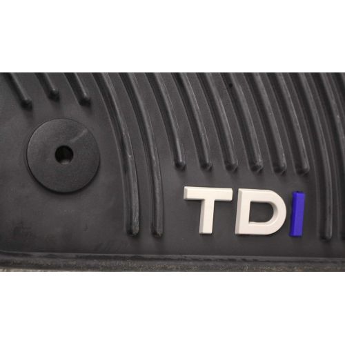  2015 VW Volkswagen GOLF MK7 All Season Rubber Monster Mats Set W/ TDI Logo OEM 5G1-061-550-A-041