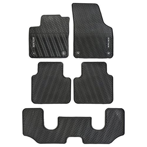  2018-2019 VW Volkswagen Atlas All Season Rubber Monster Slush Floor Mats OEM