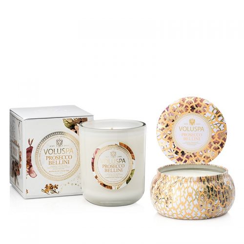  Voluspa Prosecco Bellini 12 oz. Classic Maison Candle