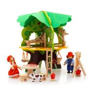 Volwco Wooden Handmade Dollhouse DIY Kit,3D Puzzle House [Safe Material] Baby Education - Gift for Kids and Toddlers