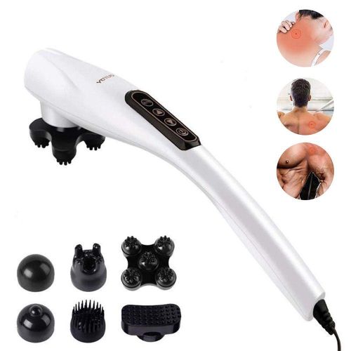  Volwco Handheld Full Body Massager -Back Massager for Neck Shoulder Waist Leg Back Pain Relief, 10...