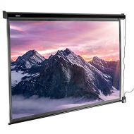 VonHaus 100 Inch Motorized Electric Projector Screen with Remote Control, 16:9 Aspect Ratio, 1.1 Screen Grain Rating  Home Cinema Theater, Wall or Ceiling Mounting