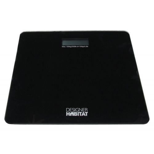  VonHaus Digital Bathroom Scale - Glass/Silver Body Weight Scales with Large LCD Display - 400 pounds /...