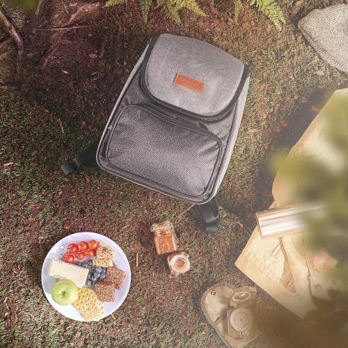  VonShef Cooler Backpack ? 30 Cans Capacity ? Lightweight Insulated Picnic Cooler Bag ? Leak Proof and Ideal for Outdoor Use, Picnic, Camping, Hiking and Beach