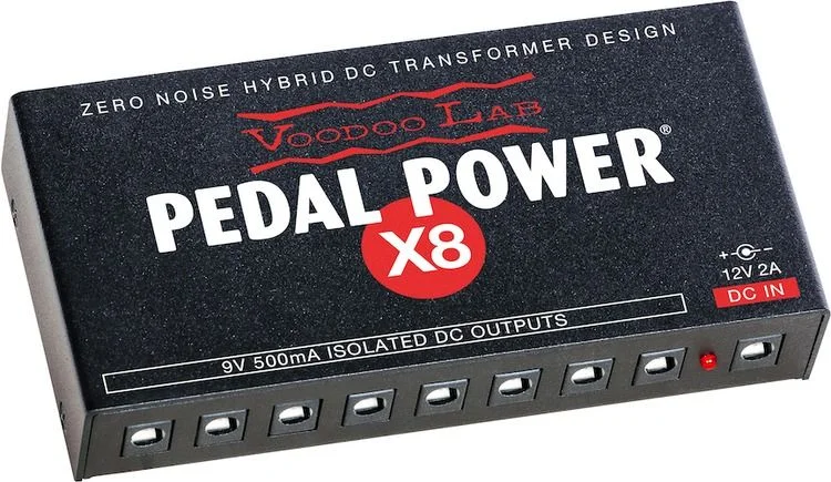  Voodoo Lab Pedal Power X8 High Current 8-output Isolated Power Supply