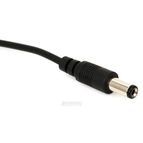  Voodoo Lab 2.1mm Straight to Straight Barrel Cable - 18 inch