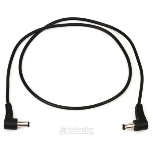  Voodoo Lab 2.1mm Right Angle to Right Angle Barrel Cable - 24 inch