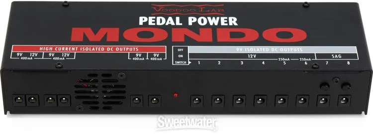  Voodoo Lab Pedal Power MONDO 12-output Isolated Guitar Pedal Power Supply