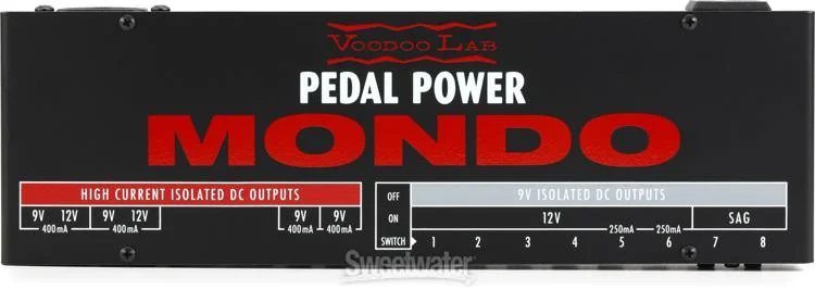  Voodoo Lab Pedal Power MONDO 12-output Isolated Guitar Pedal Power Supply