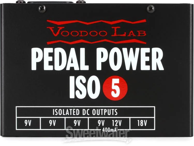  Voodoo Lab Pedal Power ISO-5 5-output Guitar Pedal Power Supply Demo