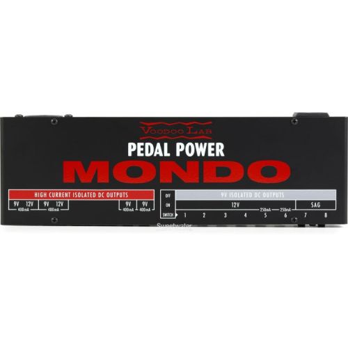  Voodoo Lab Pedal Power MONDO 12-output Isolated Guitar Pedal Power Supply Demo