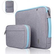 [아마존 핫딜]  [아마존핫딜]Voova 14-15.6 Inch Laptop Sleeve Bag Cover Special Design Waterproof Computer Protective Carry Case with Detachable Accessory Pocket Compatible with MacBook Pro Retina 15.4, Asus/A